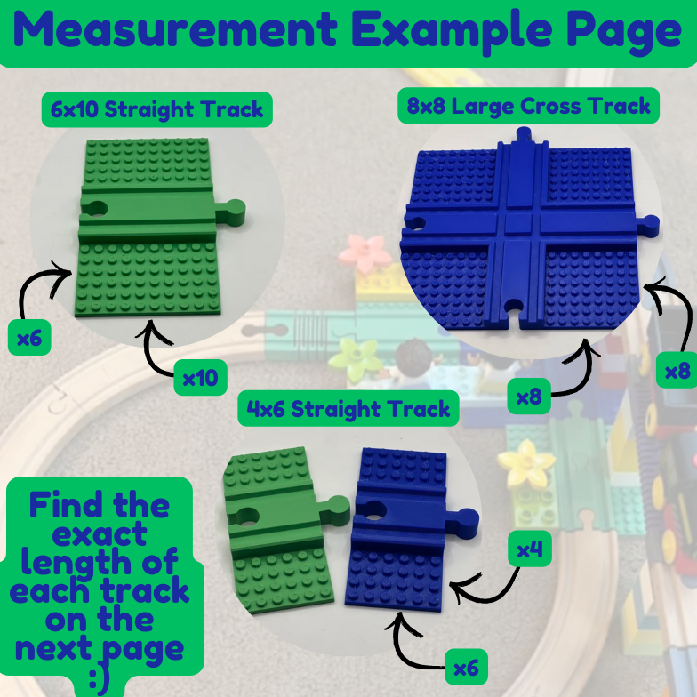 Brio Compatible Straight & Cross Duplo and Lego Track | Hape | IKEA Lillabo | BigJigs | Melissa and Doug