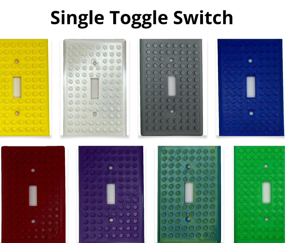 LEGO® Brick Compatible Switch Plate & Outlet Cover