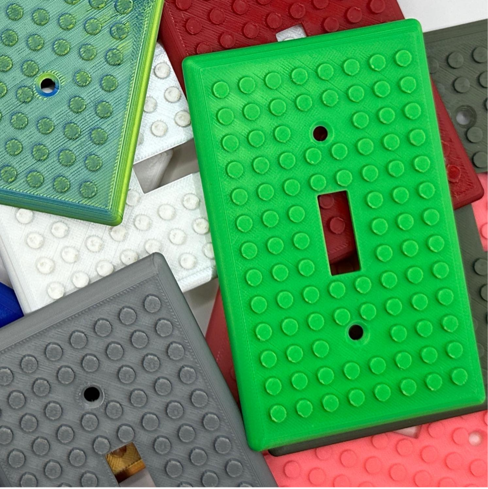 LEGO® Brick Compatible Switch Plate & Outlet Cover