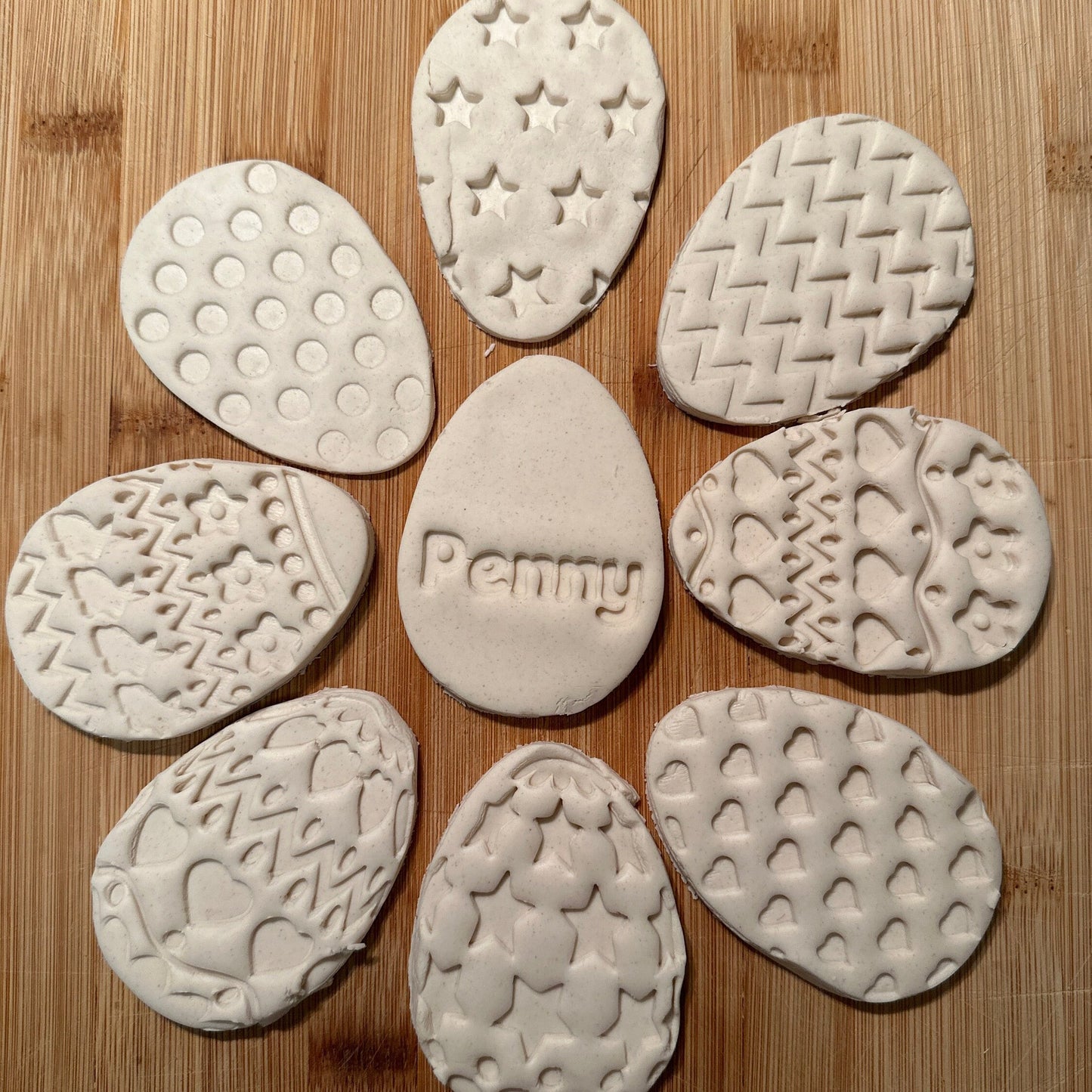 CUSTOM Easter Egg Cookie Cutter 10-piece Set