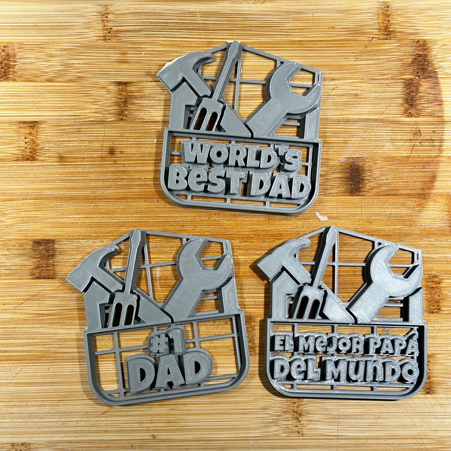 CUSTOM Happy Father's Day Toolbox Cookie Cutter || Multiple Sizes and Styles