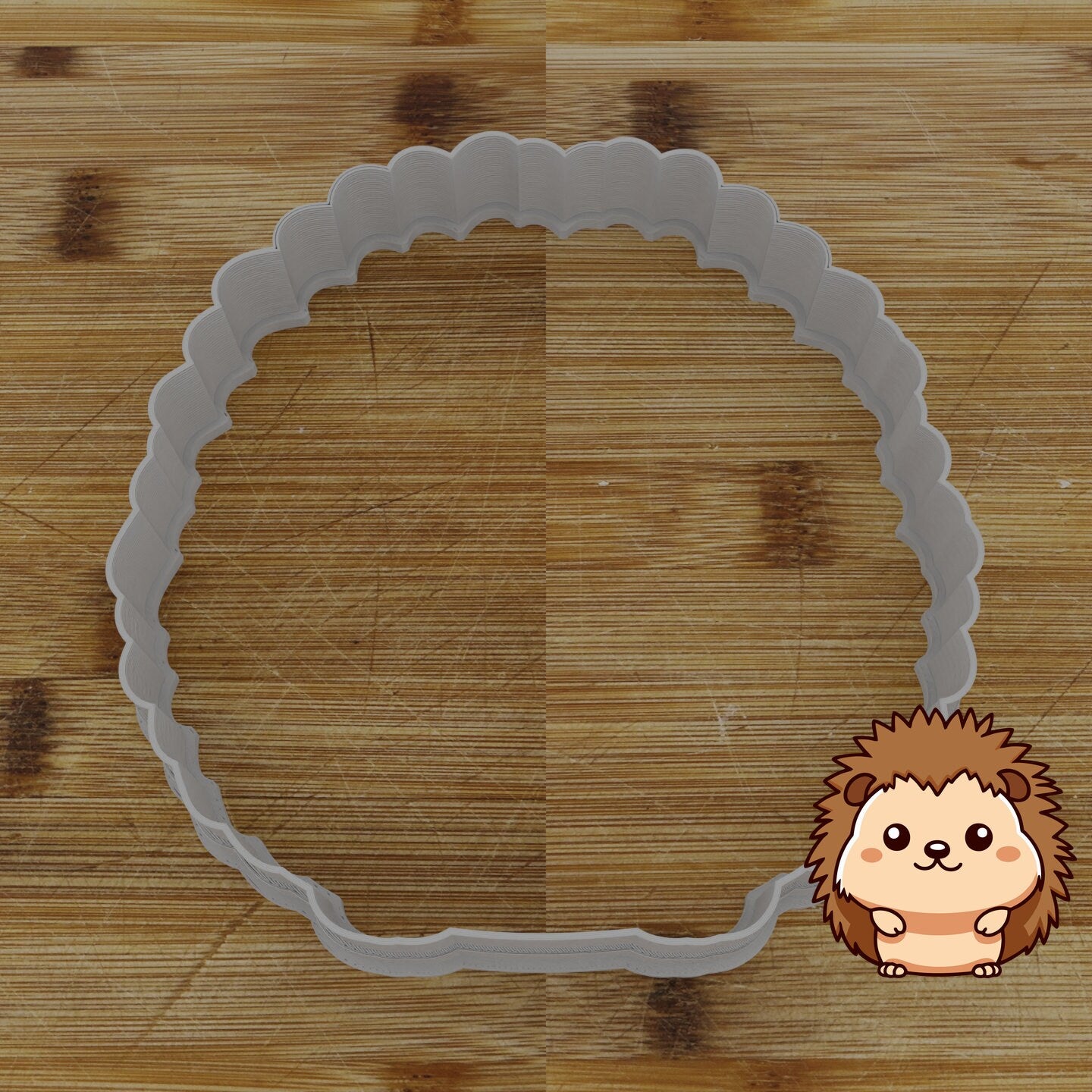 Personalizable 2pc. Hedgehog Cookie Cutter | Woodland Animal Party Favor