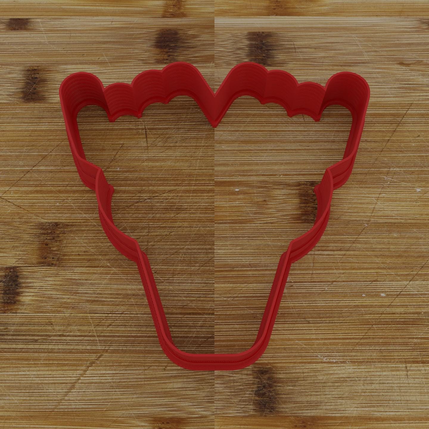 Second Reindeer Head Cookie Cutter | Festive Animal Design | Holiday Cookie Making
