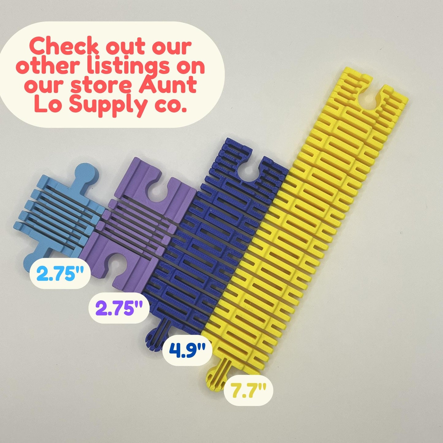 Wooden Train Flexi Tracks | Compatible with Brio, Thomas, Hape, IKEA, Melissa and Doug | Various Sizes & Sets