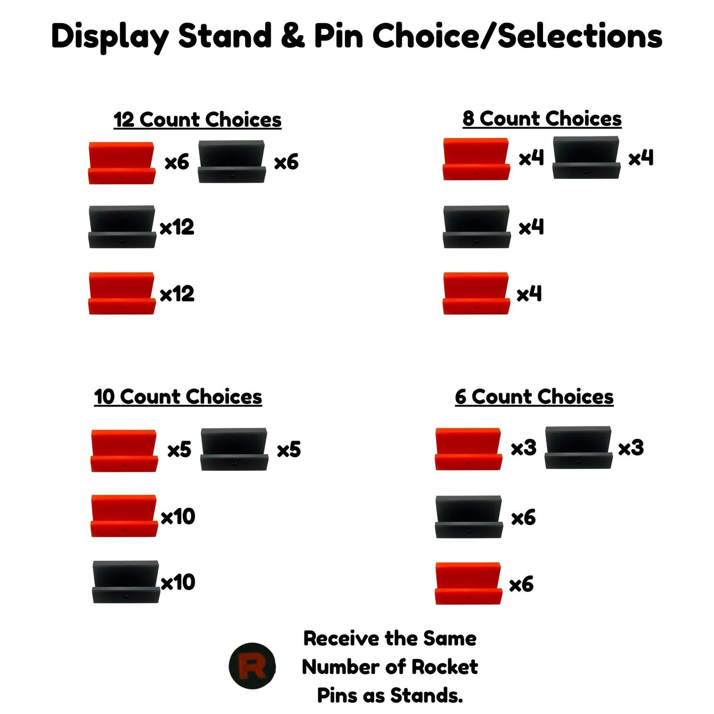 Custom Card Display Stand for PSA, BGS, CGC, Toploaders, Sleeves, Slabs, & More | Changeable Pins – Rocket Themed