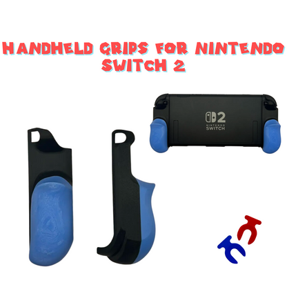 Handheld Joy-Con Grips for Nintendo Switch 2 – Ergonomic Grips for Handheld Mode – Soft Comfort Grip for Enhanced Gameplay – Dockable