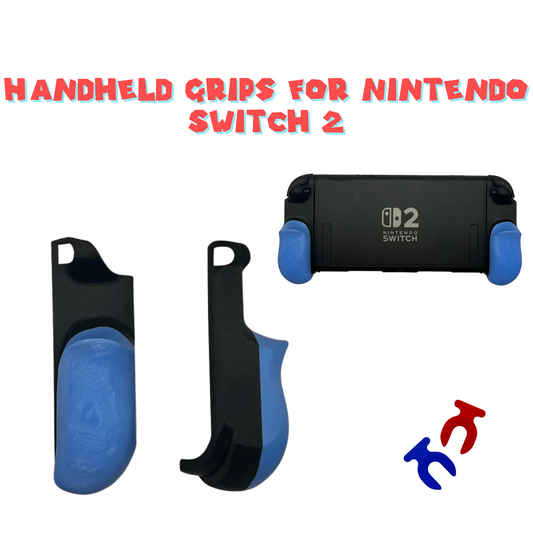 Handheld Joy-Con Grips for Nintendo Switch 2 – Ergonomic Grips for Handheld Mode – Soft Comfort Grip for Enhanced Gameplay – Dockable