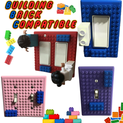 LEGO® Brick Compatible Switch Plate & Outlet Cover