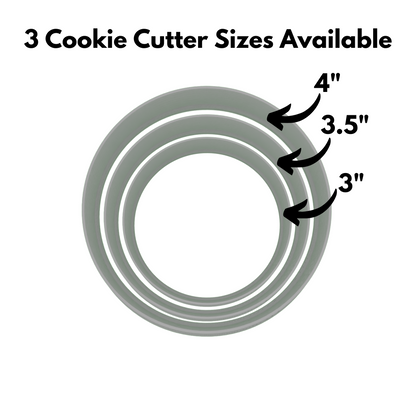 Soccer Cookie Cutter 4-Piece Set | Custom Jersey Number | 2-Piece Cutters