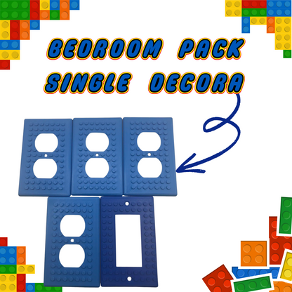 LEGO® Brick Compatible Switch Plate & Outlet Cover