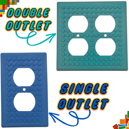 LEGO® Brick Compatible Switch Plate & Outlet Cover