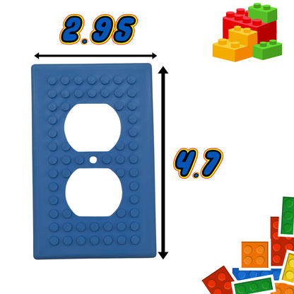 LEGO® Brick Compatible Switch Plate & Outlet Cover