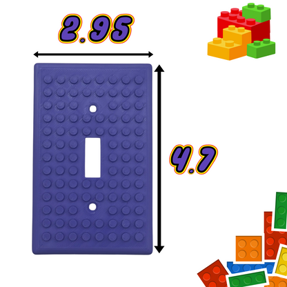 LEGO® Brick Compatible Switch Plate & Outlet Cover