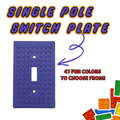 LEGO® Brick Compatible Switch Plate & Outlet Cover
