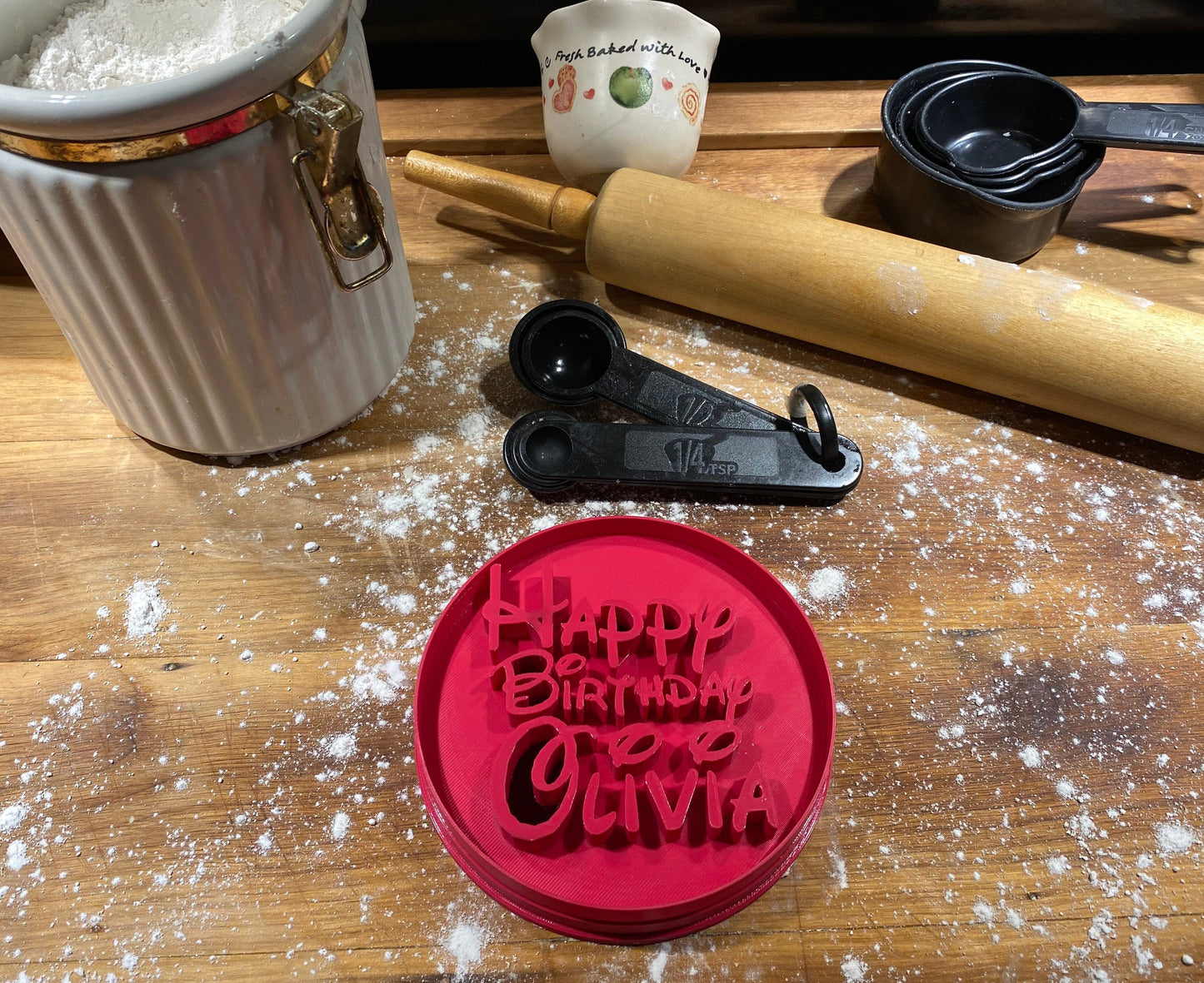 Personalized Happy Birthday Cookie Cutter // SAME DAY SHIPPING