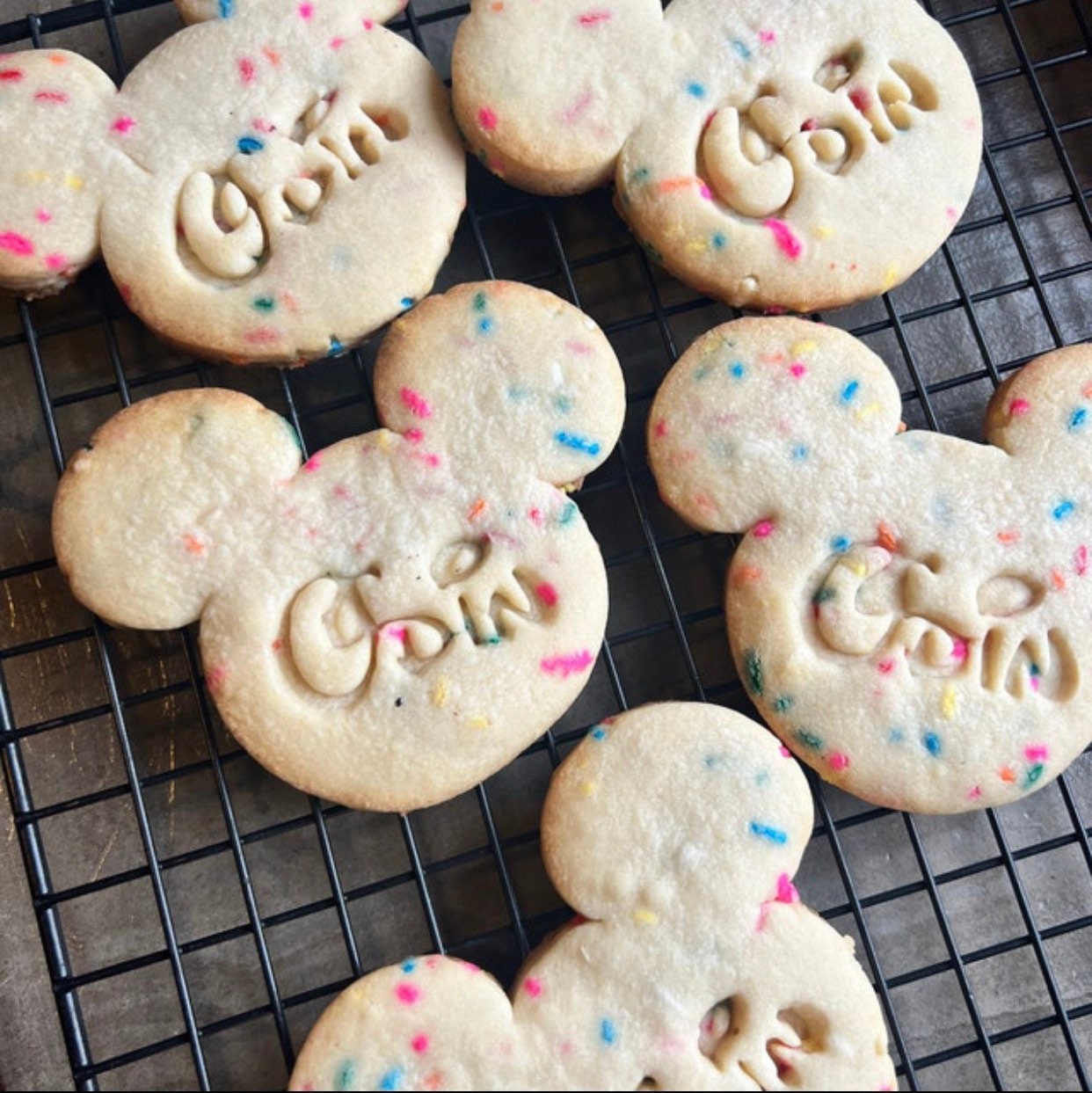 CUSTOM NAME Mickey Mouse Cookie Cutter