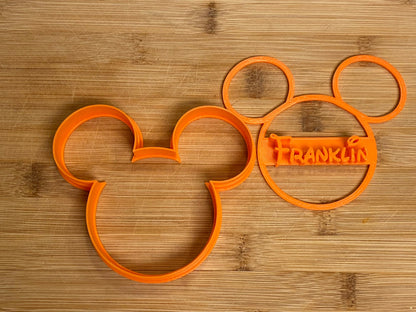 CUSTOM NAME Mickey Mouse Cookie Cutter