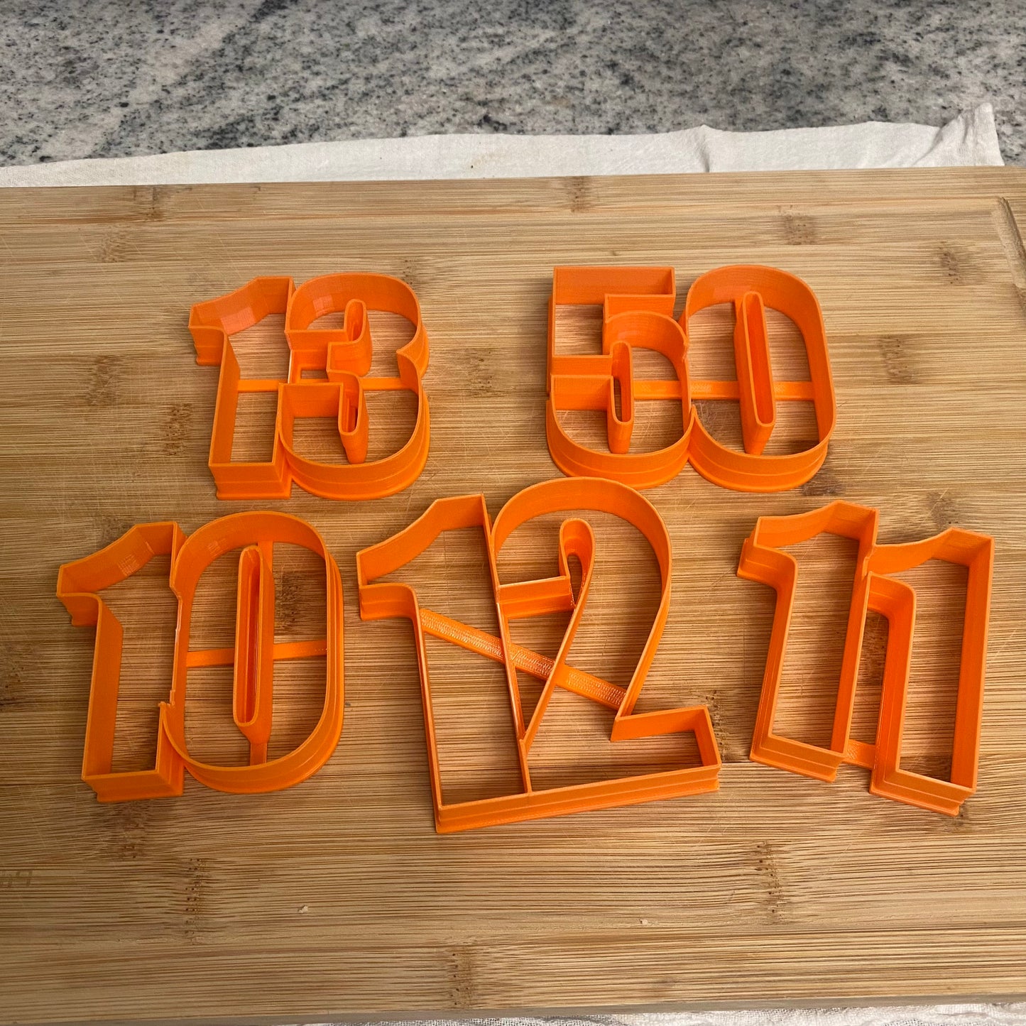 Any Number Cookie Mold - Customizable Number Cutter for Celebrations