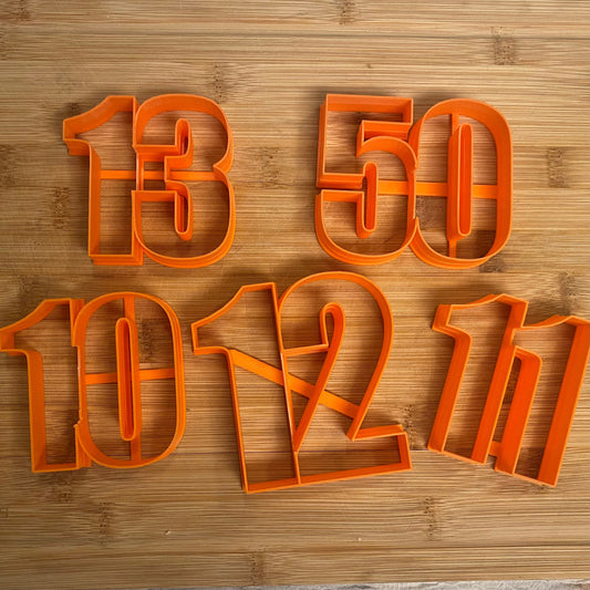 Any Number Cookie Mold - Customizable Number Cutter for Celebrations