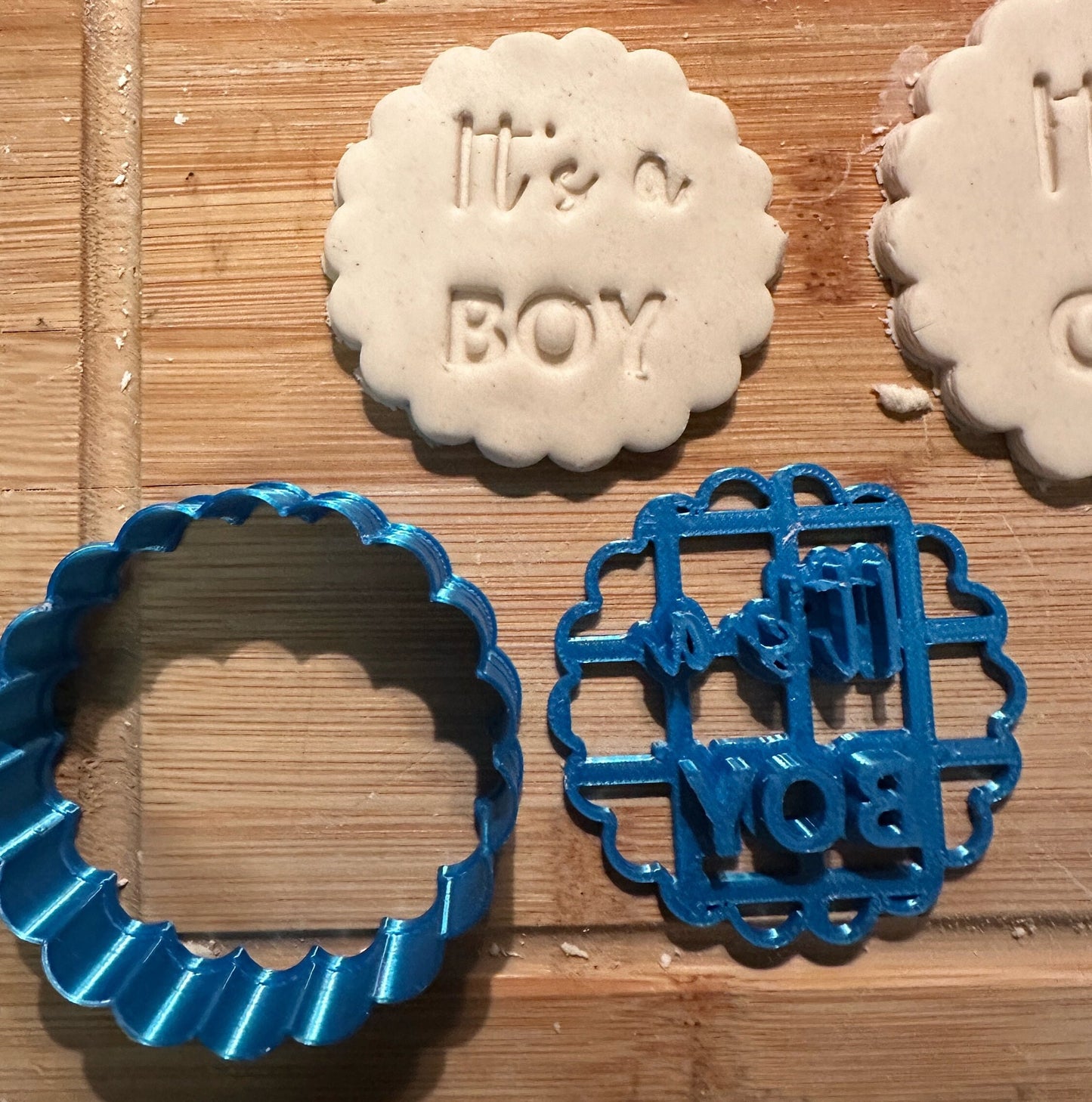 Gender Reveal Cookie Cutter | Multiple Styles and Sizes | Ships Next Day