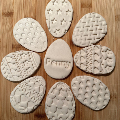 CUSTOM Easter Egg Cookie Cutter 10-piece Set