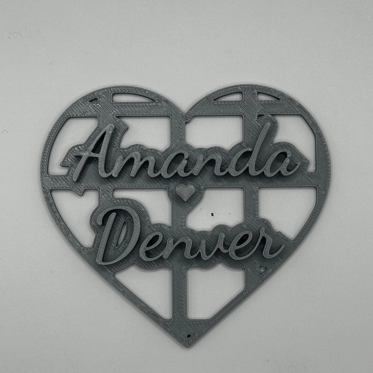 Custom Heart-Shaped Cookie Cutter with Names - Personalized Wedding Favor - Next Day Shipping