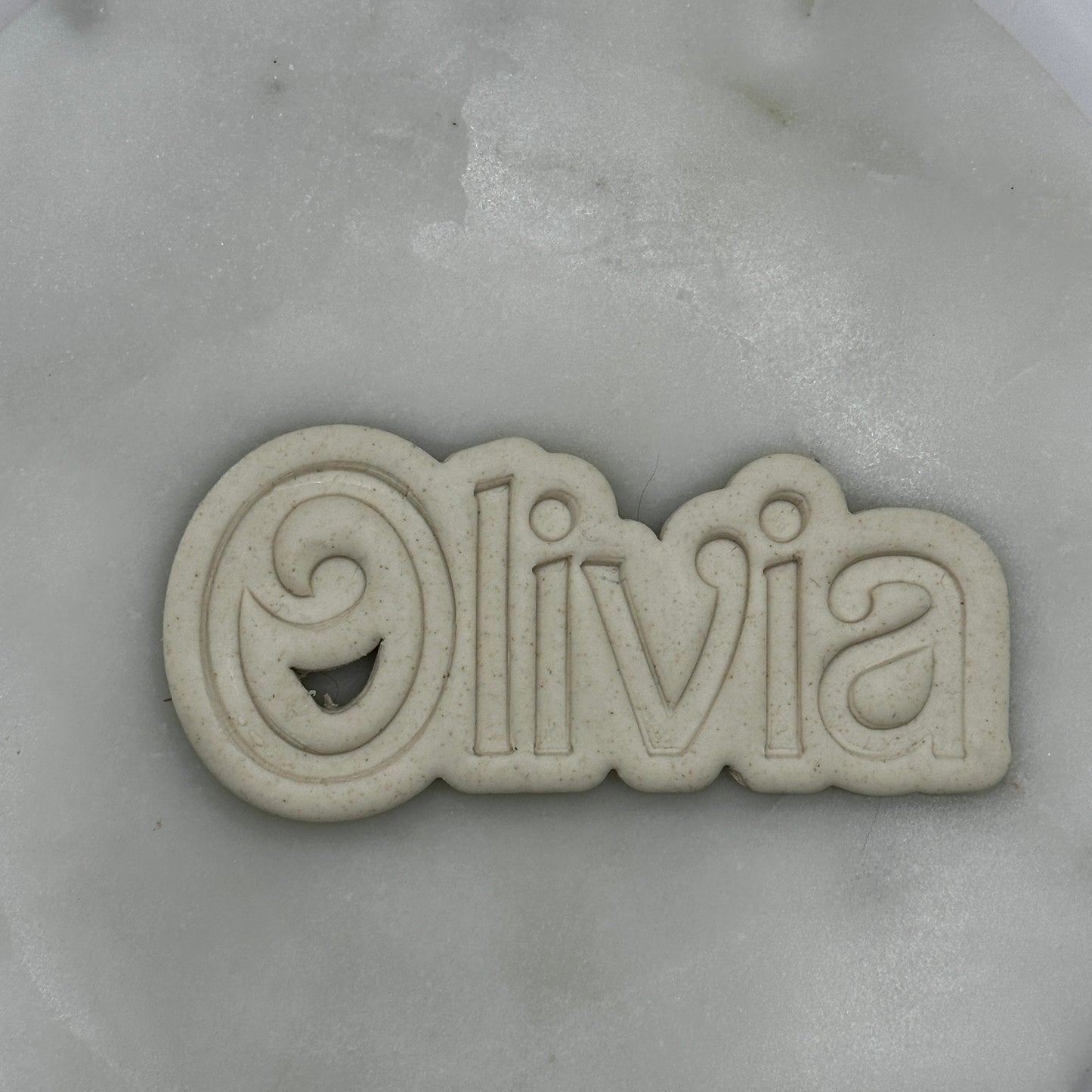 CUSTOM Name | Cookie Cutter & Stamp | Retro Doll Font