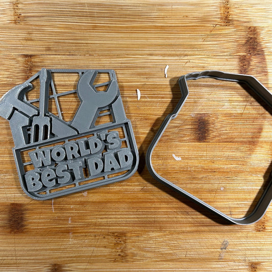 CUSTOM Happy Father's Day Toolbox Cookie Cutter || Multiple Sizes and Styles