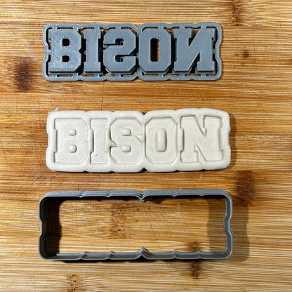 CUSTOM Name | Cookie Cutter & Stamp | Varsity Font