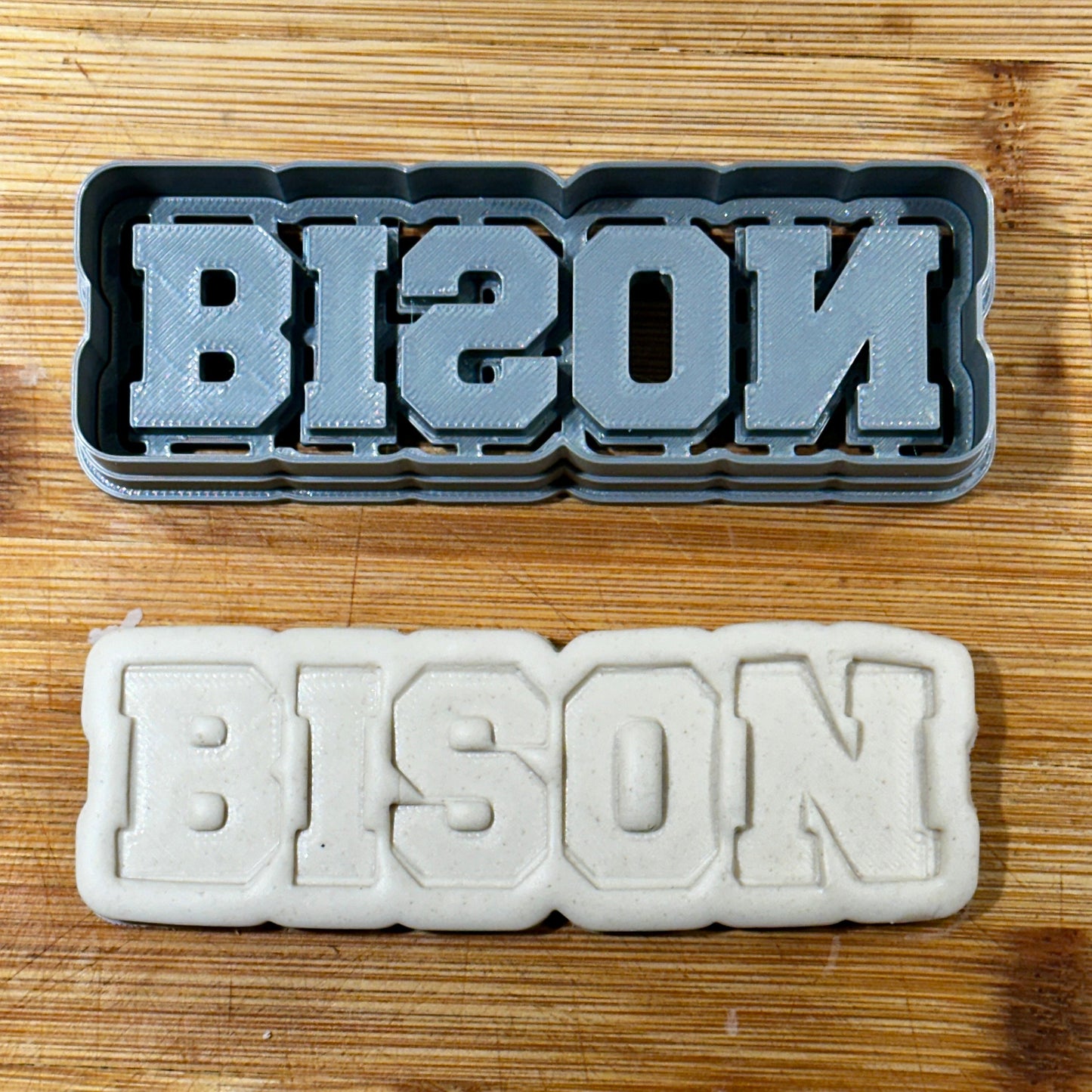 CUSTOM Name | Cookie Cutter & Stamp | Varsity Font