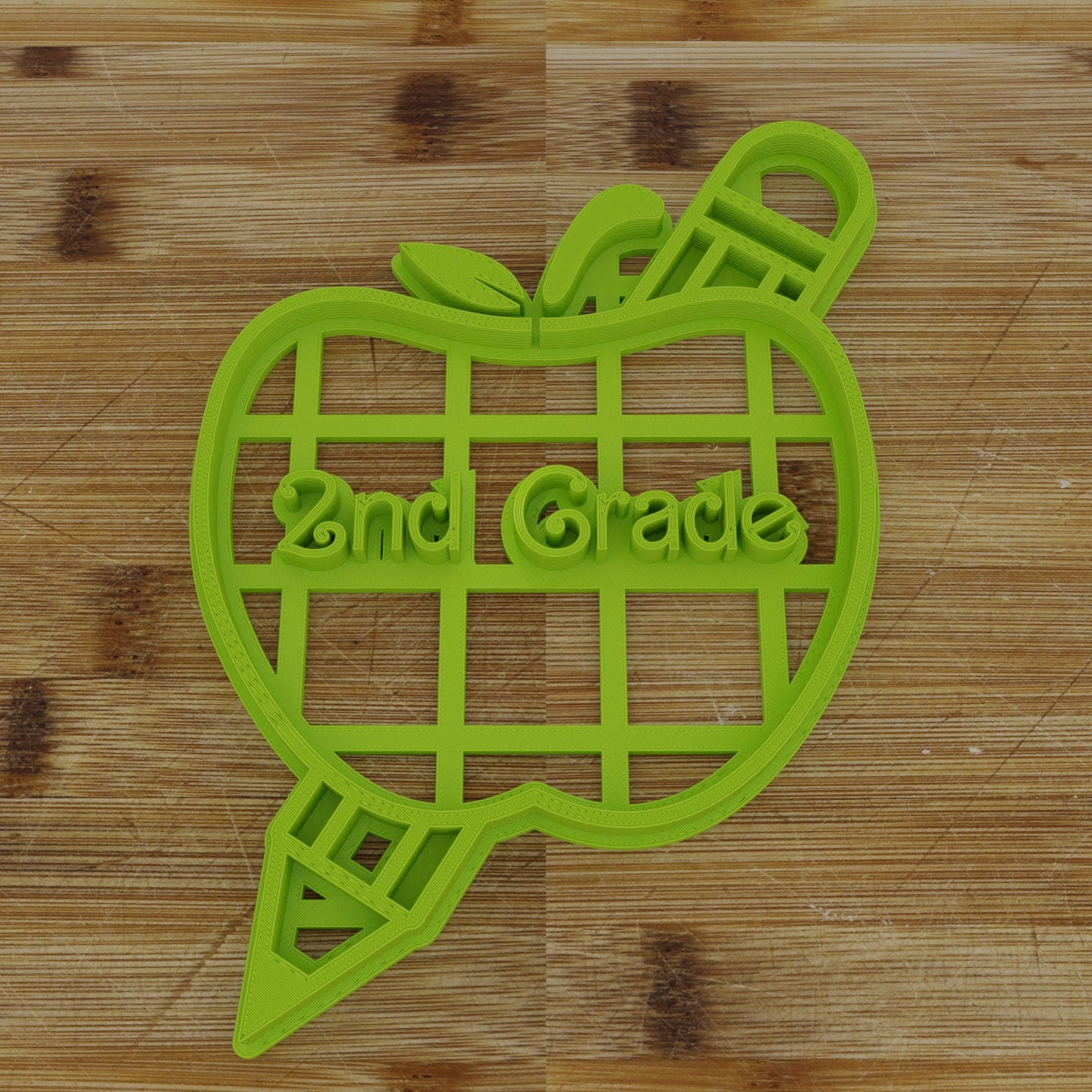 Personalized Apple Cookie Cutter | Custom Teacher Gift | Back to School