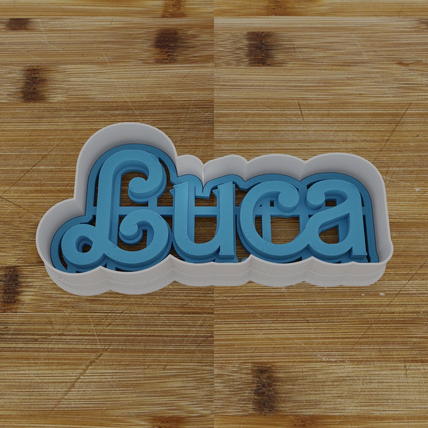 CUSTOM Name | Cookie Cutter & Stamp | Retro Doll Font