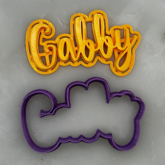 CUSTOM Name | Cookie Cutter & Stamp | Fancy Font