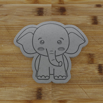Personalizable 2pc. Elephant Cookie Cutter | Safari Party Favor