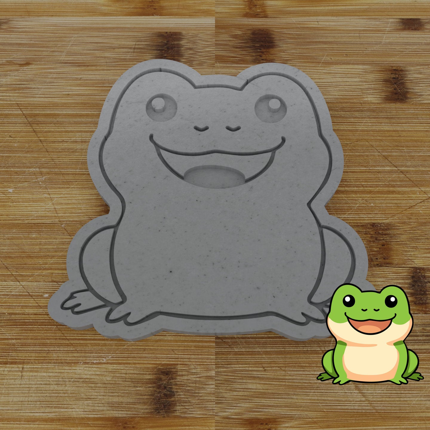 Personalizable 2pc. Frog Cookie Cutter | Amphibian Party Favor