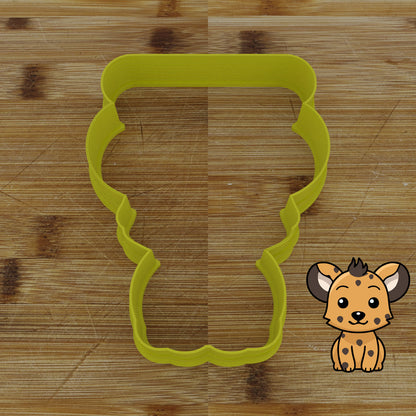 Personalizable 2 pc. Hyena Cookie Cutter | Safari Party Favor