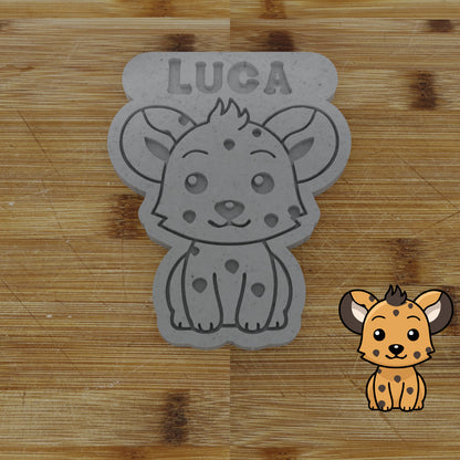 Personalizable 2 pc. Hyena Cookie Cutter | Safari Party Favor