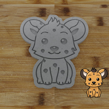 Personalizable 2 pc. Hyena Cookie Cutter | Safari Party Favor