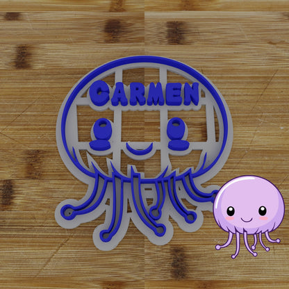 Personalizable 2 pc. Jellyfish Cookie Cutter | Under the Sea Party Favor