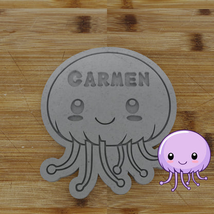 Personalizable 2 pc. Jellyfish Cookie Cutter | Under the Sea Party Favor
