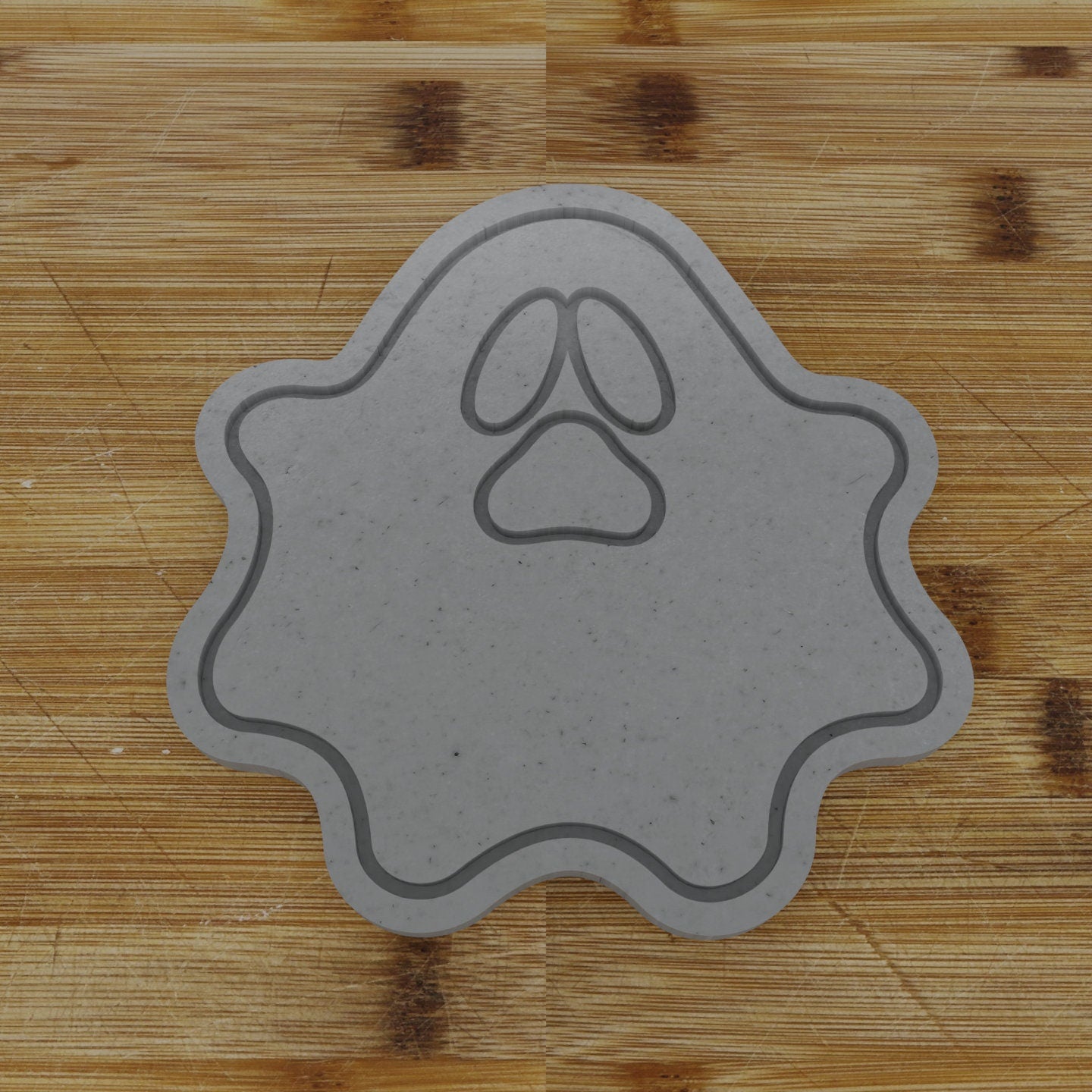 2 pc. Ghost Halloween Cookie Cutter and Embosser 3 | Haunting Ghost Cookie Cutter and Embosser