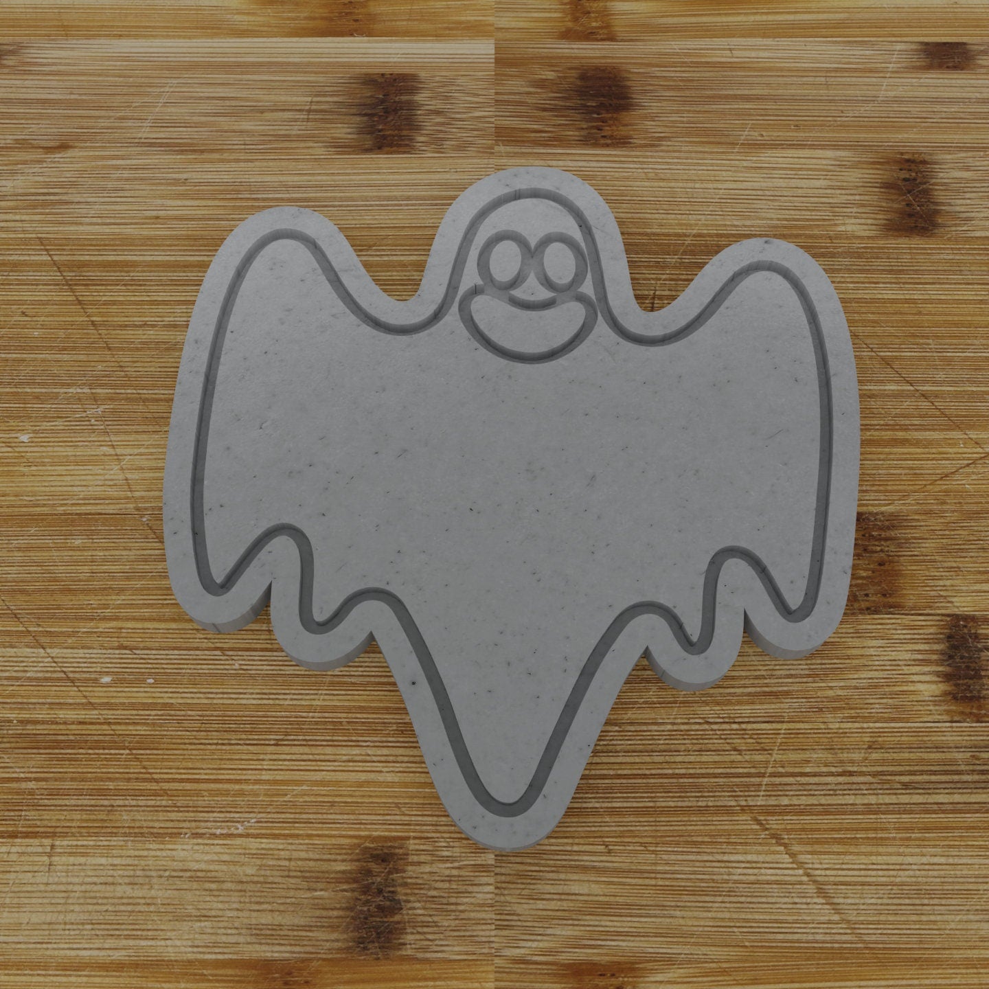 2 pc. Ghost Halloween Cookie Cutter and Embosser 4 | Creepy Ghost Cookie Cutter and Embosser