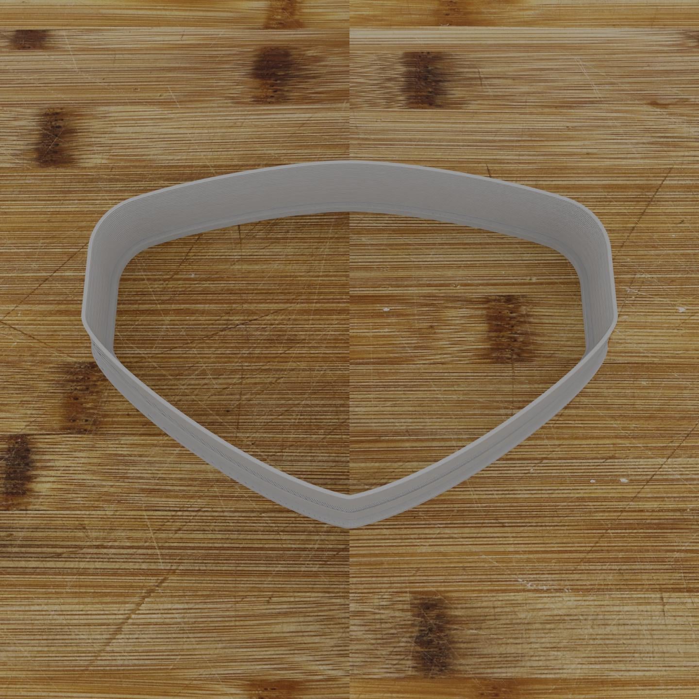 Oval Label Cookie Cutter | Personalization Available | Custom Embosser