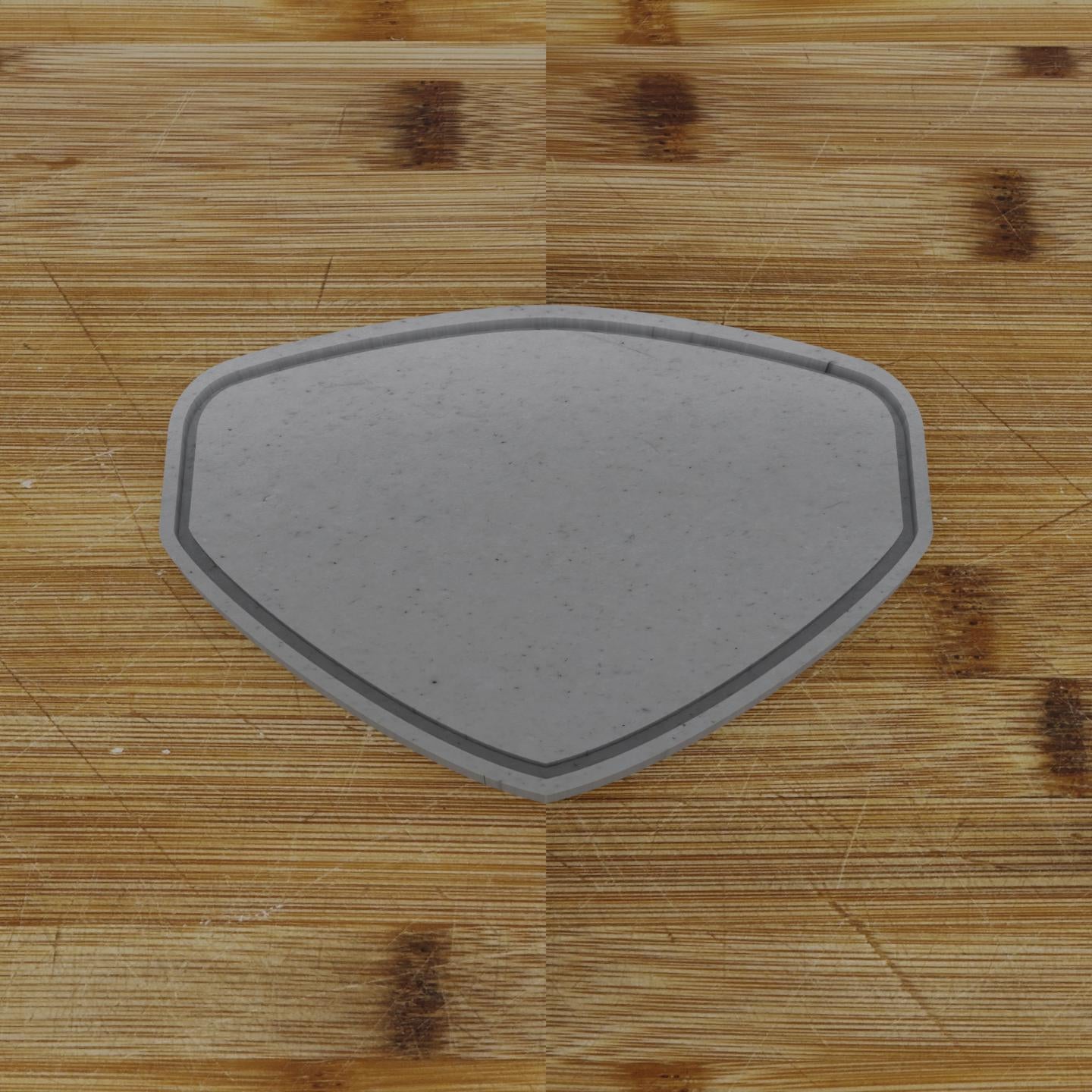 Oval Label Cookie Cutter | Personalization Available | Custom Embosser