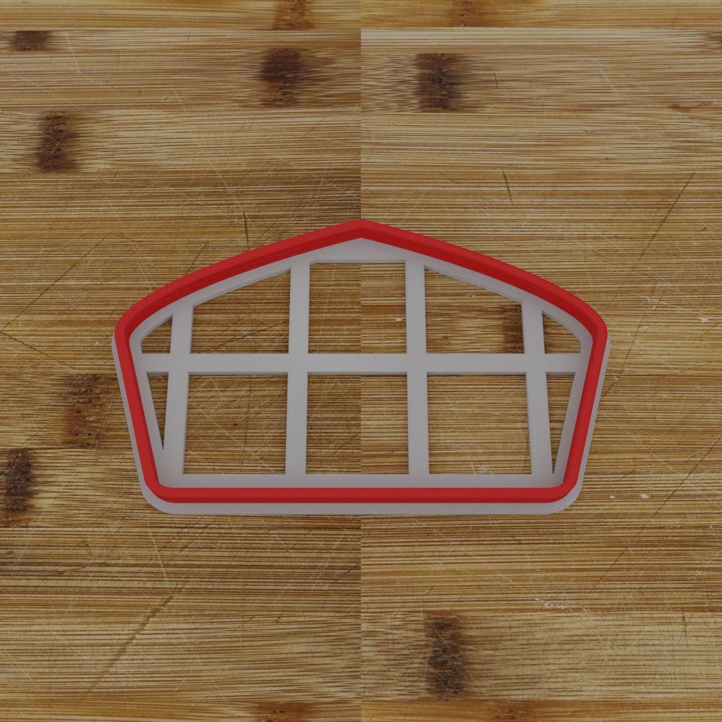 Round Rectangular Label Cookie Cutter | Personalization Available | Custom Embosser