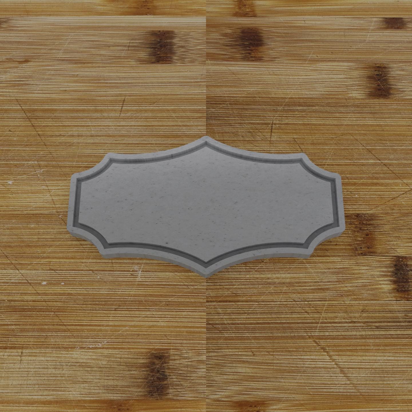 Shield with Cutouts Cookie Cutter | Personalization Available | Custom Embosser