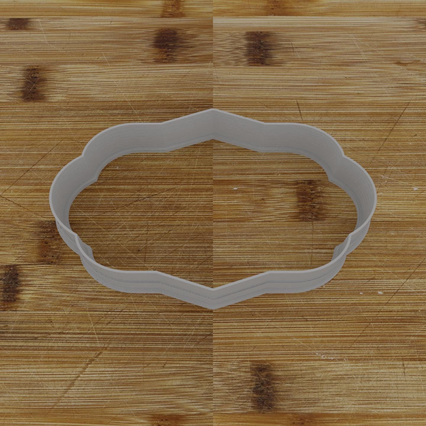 Ornate Shield Cookie Cutter | Personalization Available | Custom Embosser