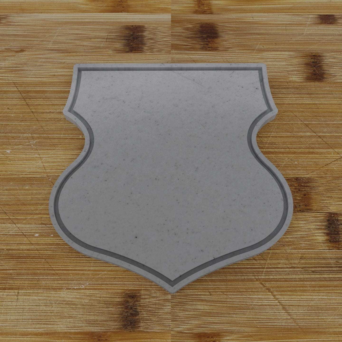 Round Badge with Banner Cookie Cutter | Personalization Available | Custom Embosser