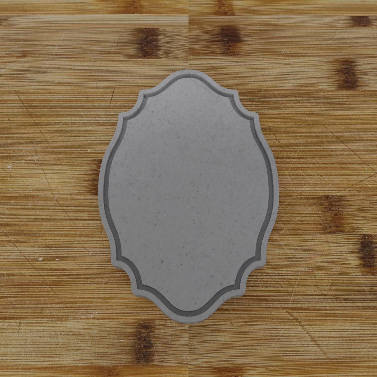 Simple Shield Badge Cookie Cutter | Personalization Available | Custom Embosser