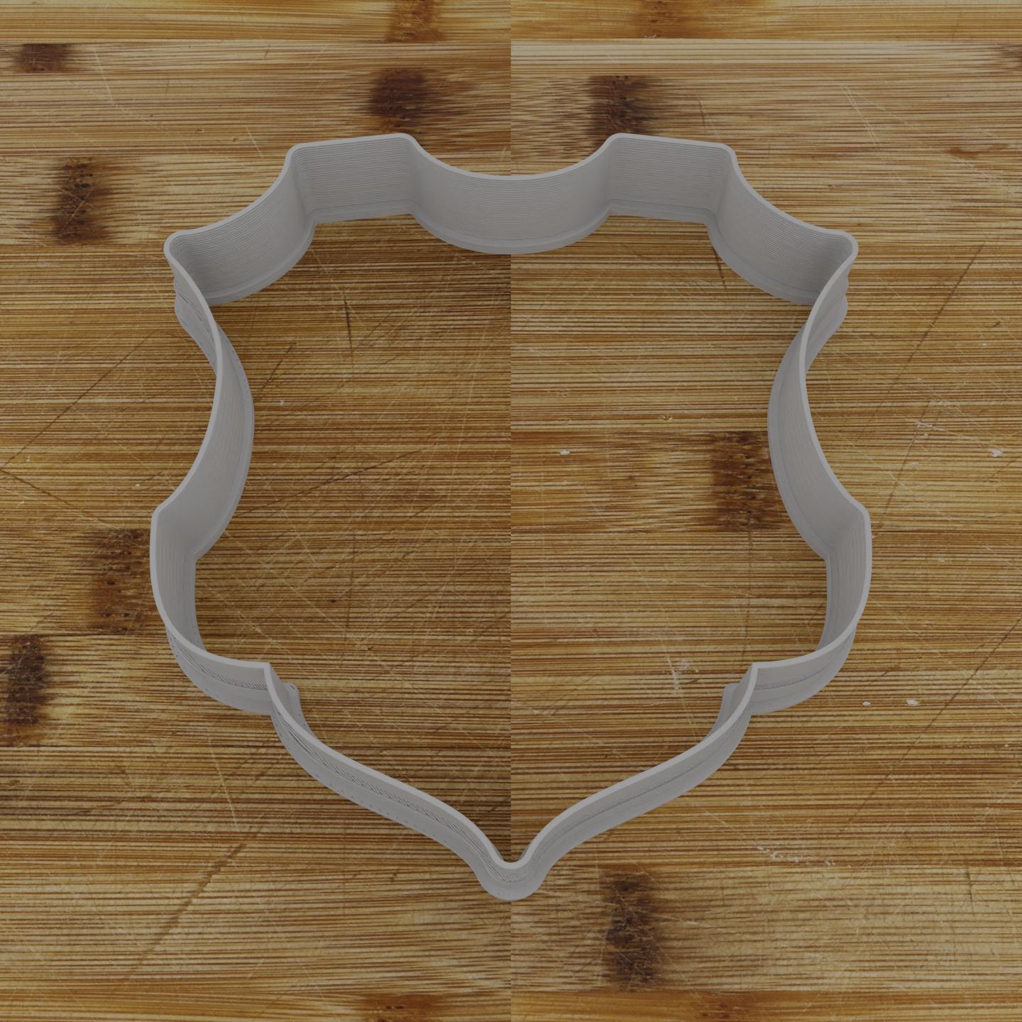 Round Badge Cookie Cutter | Personalization Available | Custom Embosser